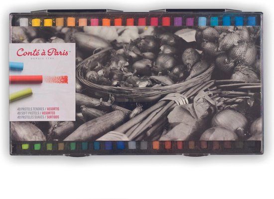Conté à Paris Soft Pastels set 40 pastels