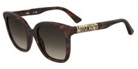Moschino MOS178/S Yellow Havana Zonnebril Dames