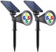Lumisky Set van 2 zonne-spotlights 200LM SPIKY