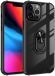 Selected by GSMpunt.nl Apple iPhone 13 Pro Hoesje Hybride Kickstand Cover Transparant/Zwart