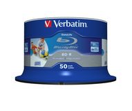 Verbatim 43812 Blu-ray BD-R SL disc 25 GB - 50 stuks - Spindel - Bedrukbaar