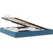 Prolenta Maison Exclusive Lit Ottoman de luxe, couleur bleu foncé, dimensions 200 x 200 cm, revêtement en velours