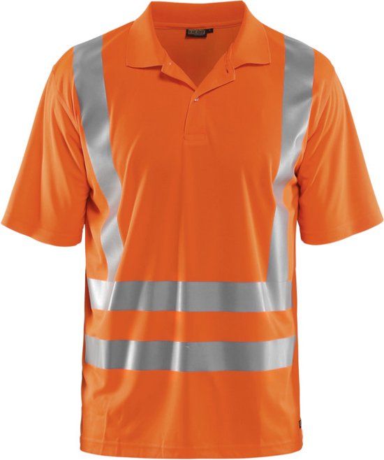 Blakläder Blåkläder Poloshirt High Vis Oranje Maat S