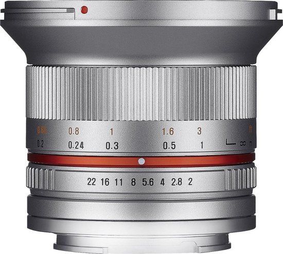 Samyang 12mm F2.0 NCS CS - Sony E - Zilver