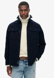 Superdry The Merchant Store Overshirt Heren Lange Mouwen Shirts Katoen XXL Eclipse Navy