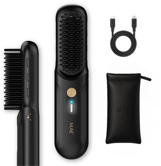 MAE® Touch Up - Draadloze Stijlborstel - Warmteborstel - Draadloze stijltang