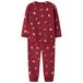 NAME IT MINI pyjama imprimé - rouge foncé
