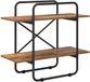 vidaXL Boekenplank - 2-laags - 60 x 35 x 70 cm - PB - Eikenhout