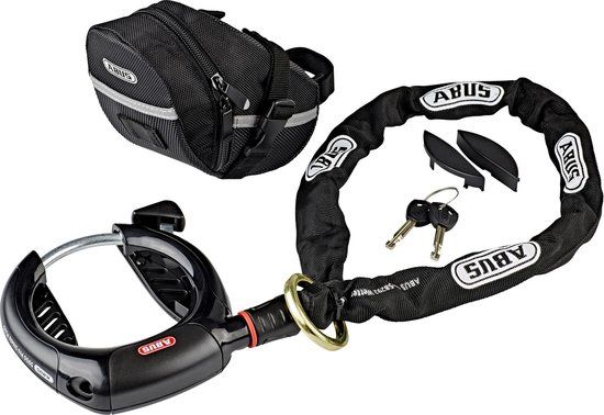 ABUS 5950 NR / 6Ks/85 + ST5950 Frame-/Kettingslot - Zwart - 85cm
