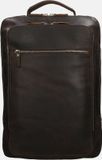 Leonhard Heyden Leren laptop rugzak Salisbury Business Rucksack 7670 Rotbraun