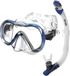 Seacsub Boss Dry Snorkelset Transparant Blue