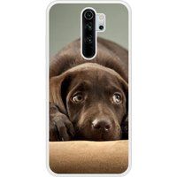 Redmi Bedrukt siliconen hoesje compatibel met Redmi Note 8 Pro Chiot marron