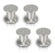 4X pieds de plinthe de meubles, pieds de canapé réglables en aluminium 60 mm