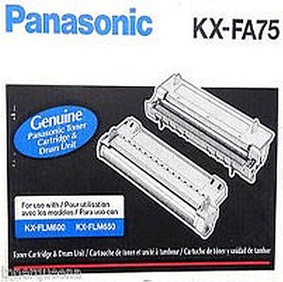 Panasonic Toner & Drum KX-FA75X Zwart Origineel