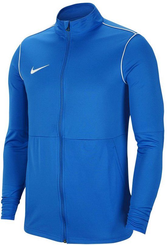 Nike Heren Sportjas - Dry Park20 - Blauw/Wit - Maat L