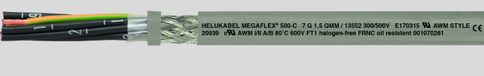 HELUKABEL MEGAFLEX 500-C Câble de signal 7G1mm² Gris