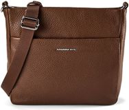 Mandarina Duck Mellow Leather Crossover Bag Milk Chocolate
