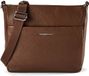 Mandarina Duck Mellow Leather Crossover Bag Milk Chocolate