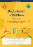 Buchstaben schreiben ab 5 Jahren: Das große A4-Übungsheft von A bis Z in Grundschrift – nachspuren, üben und erste Wörter schreiben, mit Startpunkten, Belohnungssystem und ABC-Diplom