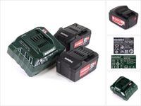 Metabo basis accuset 18V met 2x accu 5.2Ah + lader ASC 55