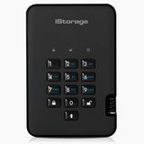 iStorage diskAshur2 SSD - externe harde schijf - 128 GB - SSD - Cijfercode - Zwart