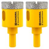 Merkloos Icecat 2 Stuks Diamant Kernboor 32mm