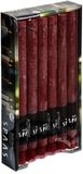 Spaas bougies rustiques - vin rouge - 12x - 25 cm - 10 heures de combustion