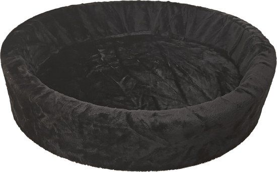 Gebr de boon Bellow Kitty Hondenmand Teddymand 100 cm - Zwart