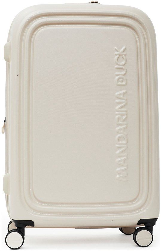 MANDARINA DUCK Logoduck + Trolley White Mocha beige 70cm
