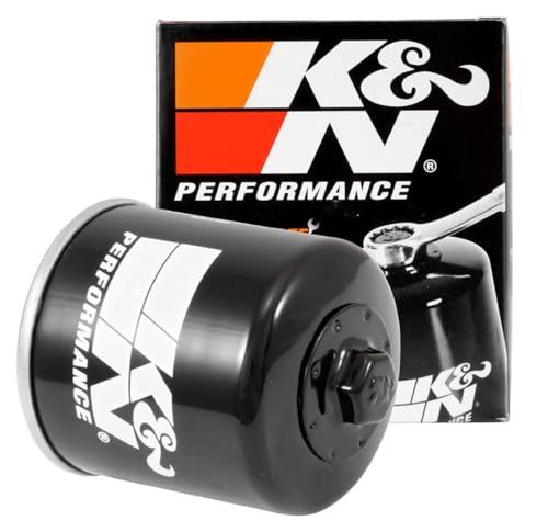 K&N Powersports Oliefilter - Opschroeffilter 78x85mm compatibel met Ducati, Bimota (KN-153)