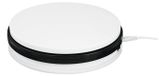 Plateau tournant 45 cm, supportant jusqu'à 40 kg, de couleur blanche, pour la présentation de produits