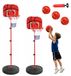Bague de basketball réglable pour enfants 50-150 cm - Incluant 3 ballons et une pompe