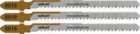 wolfcraft - Hardhout decoupeerzaagbladen 50mm - Mirror-Cut - Decoupeerzaagblad HCS met T-schacht – Hout - 8019000
