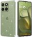 Techsuit Sparkle Skin Glitter Silicone Back Cover Transparant voor Motorola Edge 60 / Edge 60 Fusion