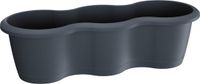 Prosperplast Respana - Drievoudige plantenbak - 52 cm - 7 liter - Antraciet