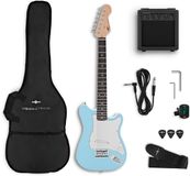 Gear4music VISIONSTRING 3/4 Elektrische Gitaar, Blauw