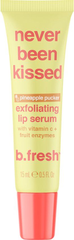b.fresh, Never Been Kissed, Exfoliating Lip Serum, Pineapple Pucker 15 ml