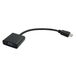 Value Cableadapter, HDMI M - VGA F, zwart