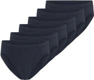 Schiesser Minislip UNCOVER Cotton Hommes XXL Bleu Foncé 6 Pièces