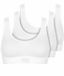 Sloggi 3-pack Double comfort top dames - katoen - Wit