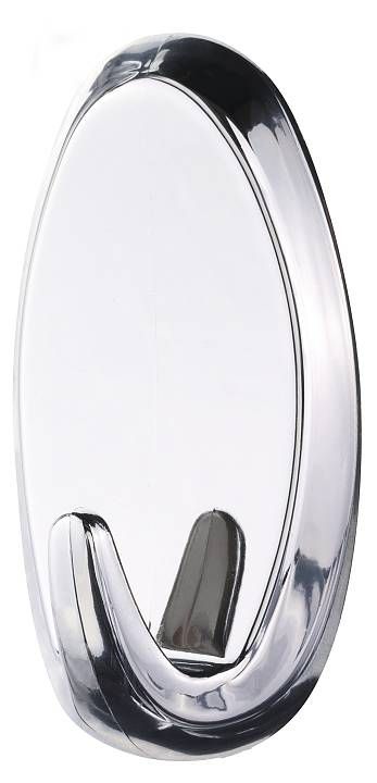 tesa 58050-00012 Kledinghaken - chroom - 2 stuks
