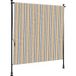 Maison Exclusive - Store roulant d'extérieur jaune et blanc 200x270 cm tissu acier