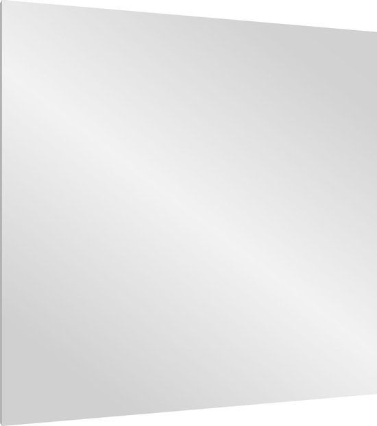 Aloni Spiegel - Miroir - Vierkant - 60x60x2 cm - Wit - Glas - Modern