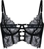 Hunkemöller Non-Padded Underwired Longline Bra Bea Zwart