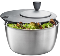 GEFU ROTARE Stainless Steel Salad Spinner with Crank/Handle