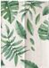 Merkloos Polyester Japonais Noren Rideau d'ouverture de porte Feuilles vertes Rideau d'ouverture de porte horizontal pour enfants Séparateur de chambre à coucher Rideau Store 33.5 * 47.2in