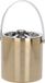 Excellent Houseware IJsemmer met deksel - goudkleurig - RVS - D15 x H16 cm