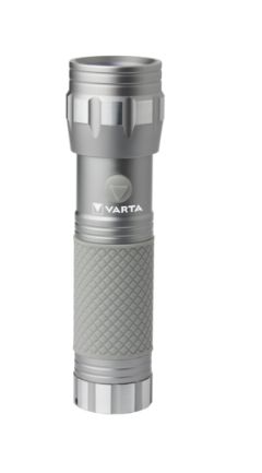 Varta UV Flashlight - Silver - UV LED - 400nm - LR03/AAA - 118mm - 3 Year Warranty