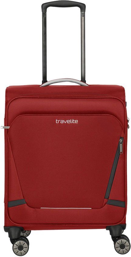 Travelite Trolley Jetpack Max 4 Cabin Red Rood 55cm
