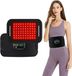 SURIGHT Icecat LED-roodlichtlamp, therapieband, 660 nm en 850 nm, pulserende modus (20 Hz), timer met 3 standen, 4 modi, 3 intensiteiten, 5000 mAh batterij
